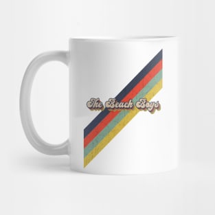 retro vintage color The Beach Boys Mug